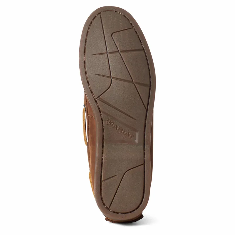 Ariat Antigua Boat Shoes Ladies in Walnut-4